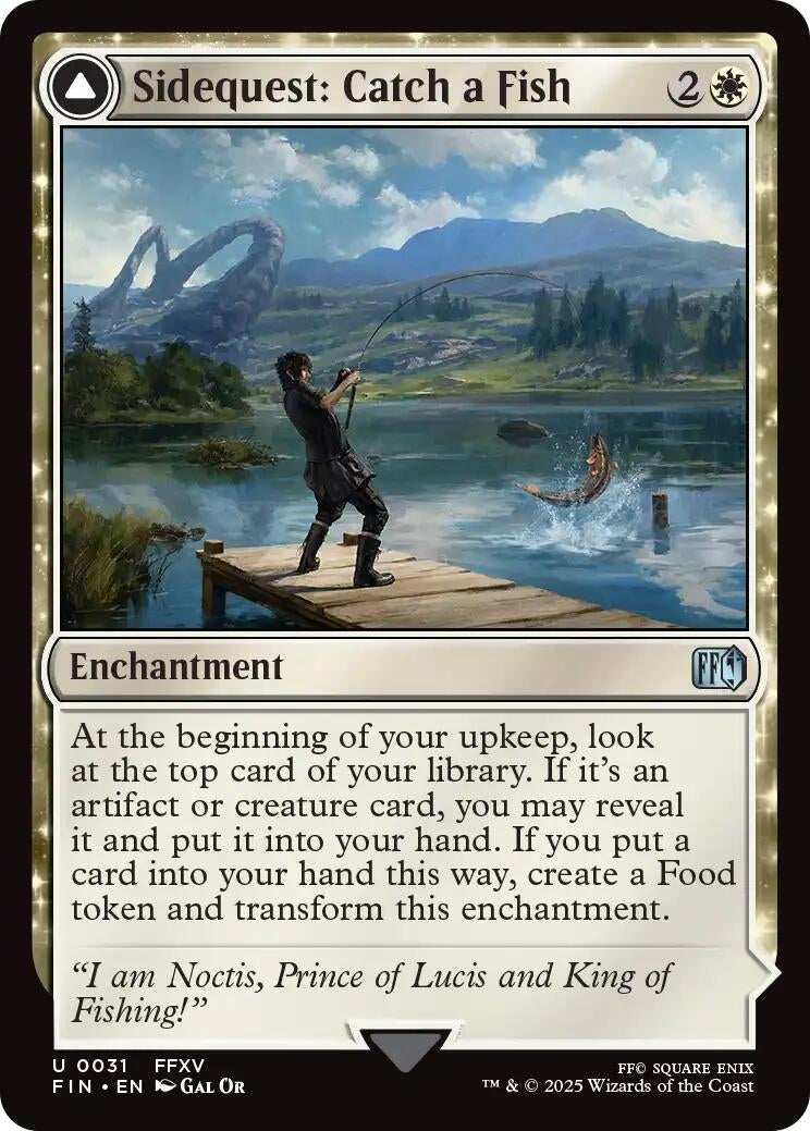 Image for Sidequest: Catch a Fish (31) [FINAL FANTASY] - Magic: The Gathering