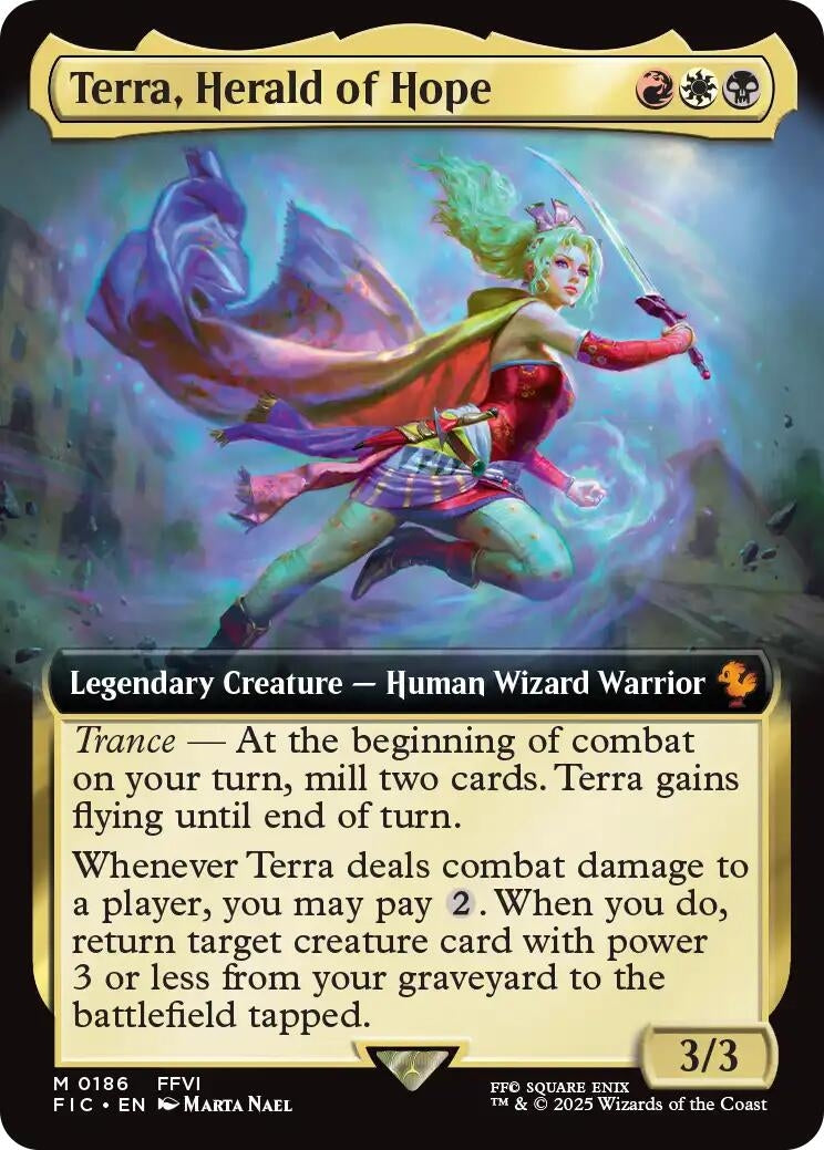Image for Terra, Herald of Hope (Extended Art) (186) [FINAL FANTASY] - Magic: The Gathering