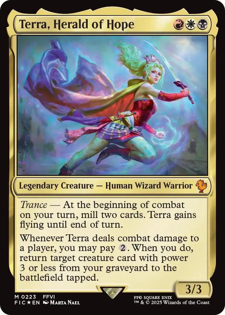 Image for Terra, Herald of Hope (Surge Foil) (223) [FINAL FANTASY] - Magic: The Gathering