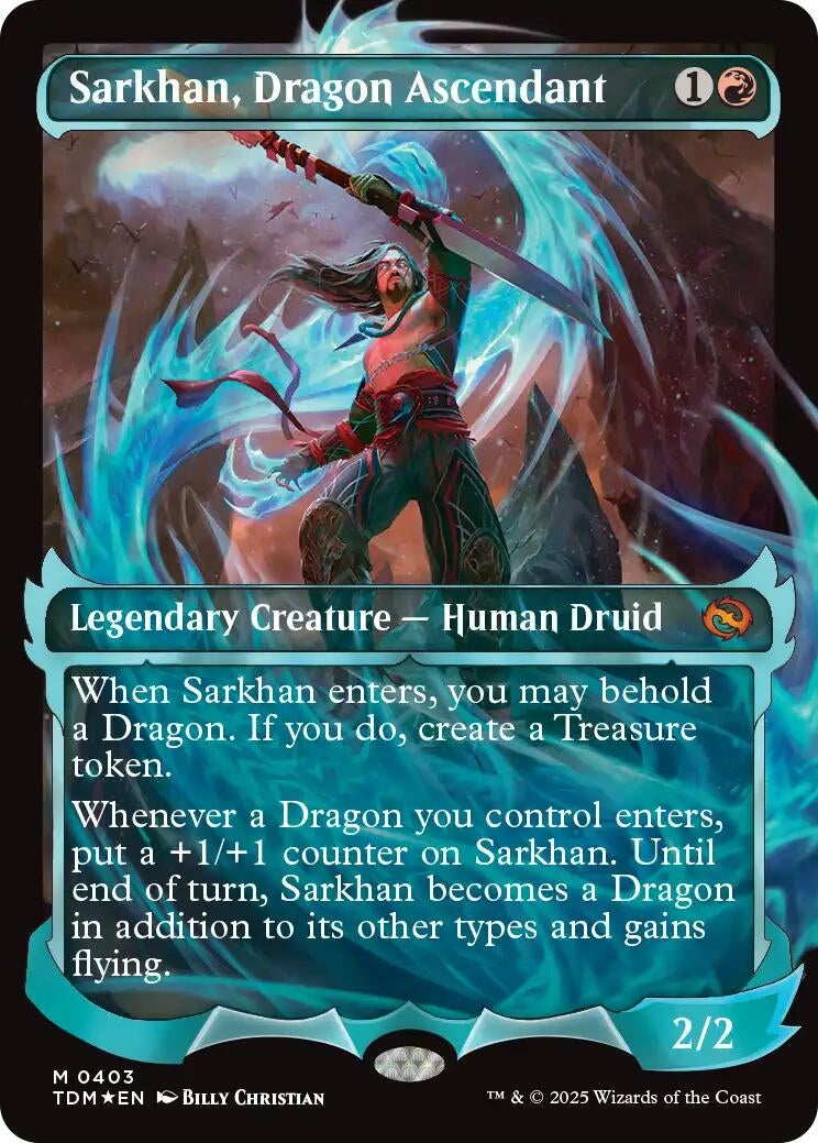 Image for Sarkhan, Dragon Ascendant (0403) (Showcase) (403) [Tarkir: Dragonstorm] - Magic: The Gathering