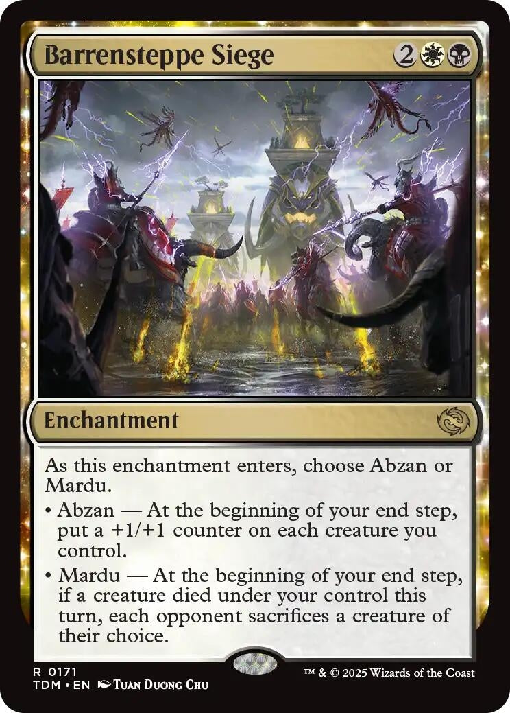 Image for Barrensteppe Siege (171) [Tarkir: Dragonstorm] - Magic: The Gathering