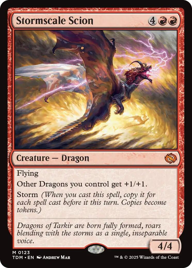 Image for Stormscale Scion (123) [Tarkir: Dragonstorm] - Magic: The Gathering