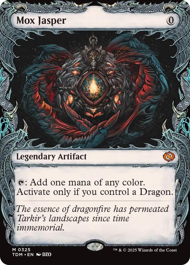 Image for Mox Jasper (Showcase) (325) [Tarkir: Dragonstorm] - Magic: The Gathering