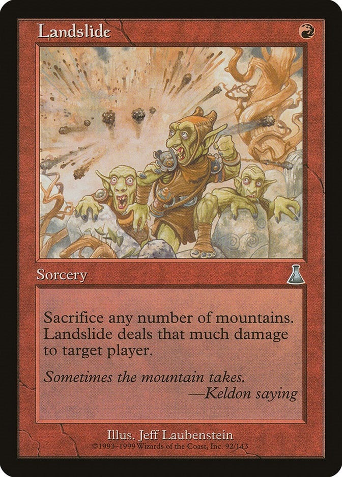 Image for Landslide (92) [Urza's Destiny] - Magic: The Gathering