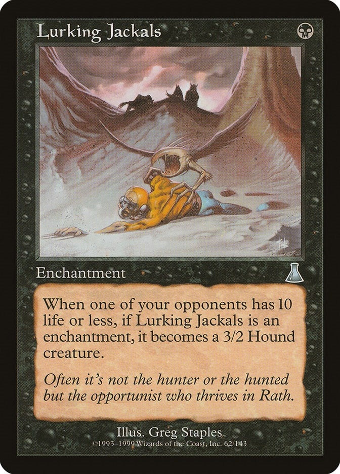 Image for Lurking Jackals (62) [Urza's Destiny] - Magic: The Gathering
