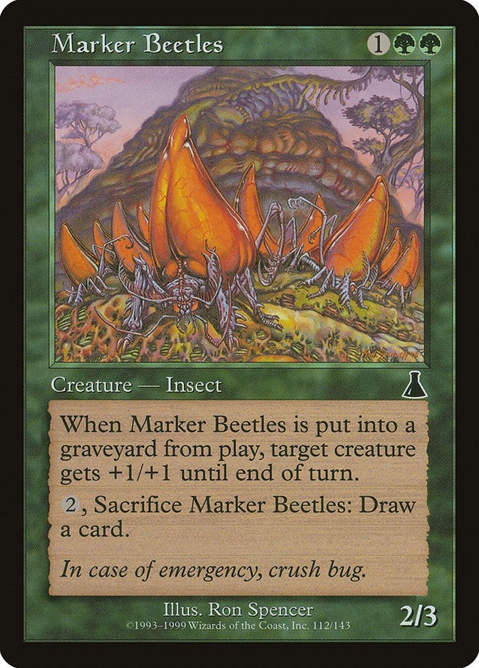 Image for Marker Beetles (112) [Urza's Destiny] - Magic: The Gathering