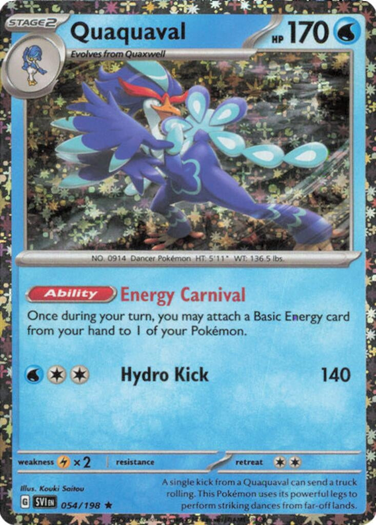 Image for Quaquaval - 054/198 (Sparkle Holo) (054/198) [Miscellaneous Cards & Products] - Pokemon
