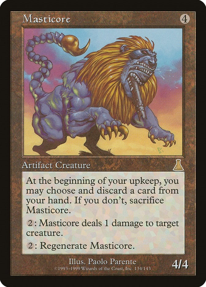 Image for Masticore (134) [Urza's Destiny] - Magic: The Gathering