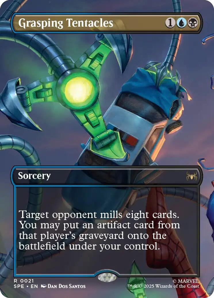Image for Grasping Tentacles (Borderless) (21) [Marvel's Spider-Man: Eternal-Legal] - Magic: The Gathering