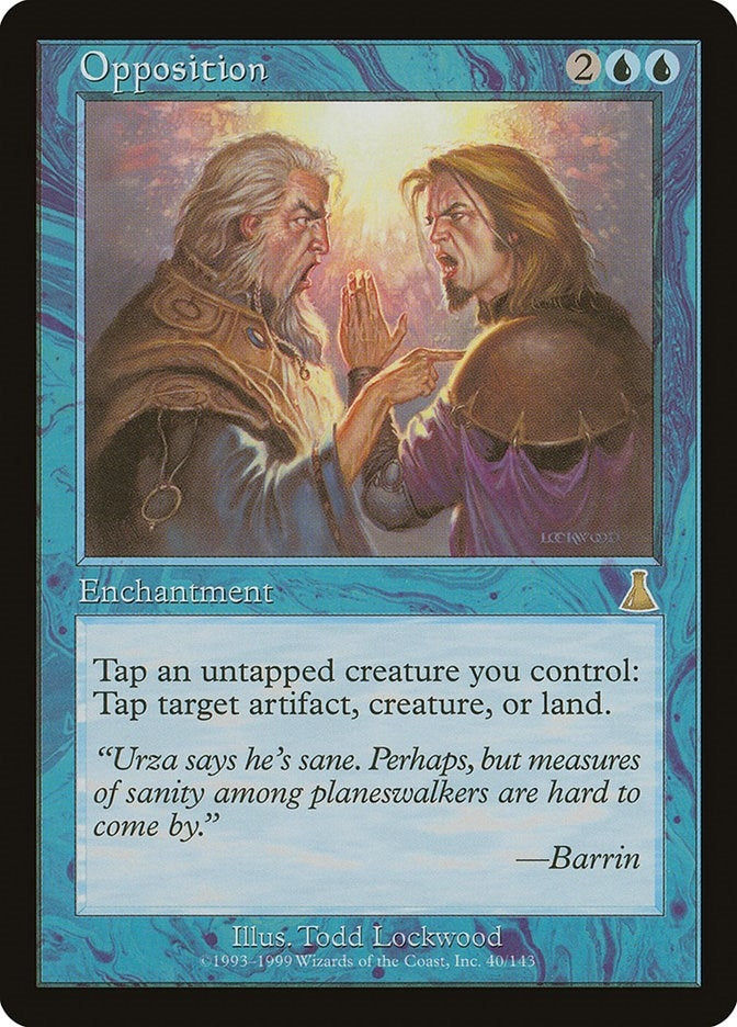 Image for Opposition (40) [Urza's Destiny] - Magic: The Gathering