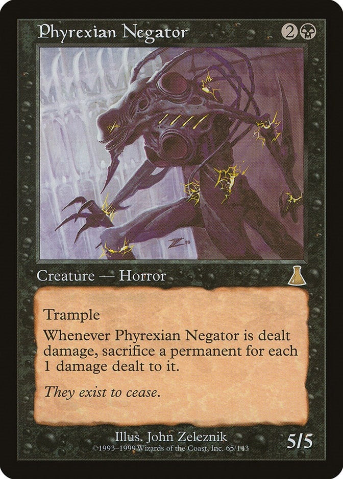 Image for Phyrexian Negator (65) [Urza's Destiny] - Magic: The Gathering