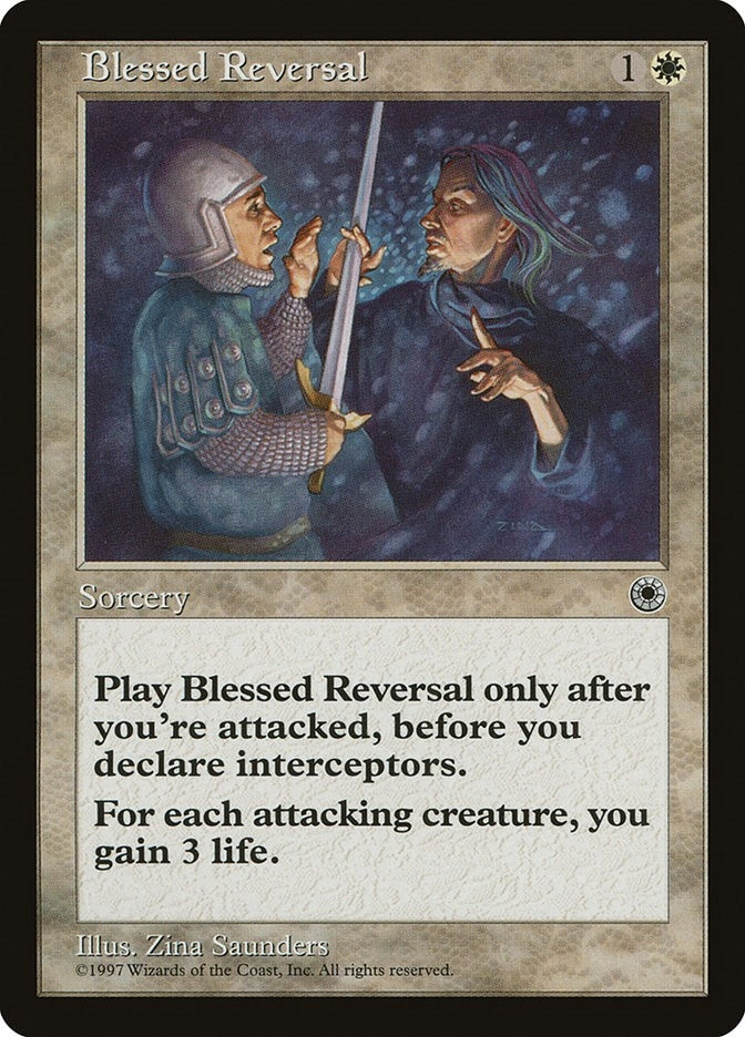 Image for Blessed Reversal [Portal] - Magic: The Gathering