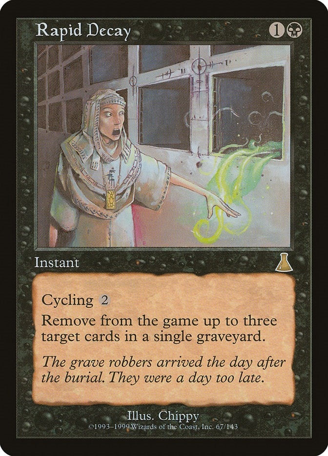 Image for Rapid Decay (67) [Urza's Destiny] - Magic: The Gathering