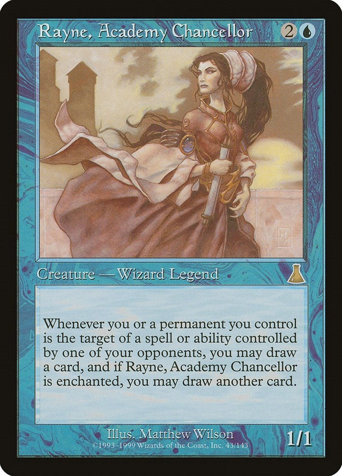 Image for Rayne, Academy Chancellor (43) [Urza's Destiny] - Magic: The Gathering