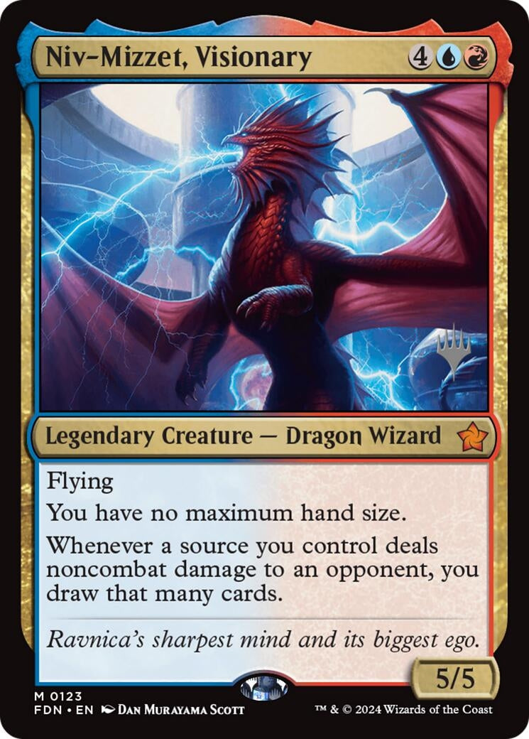 Image for Niv-Mizzet, Visionary (123) [Duskmourn: House of Horror] - Magic: The Gathering