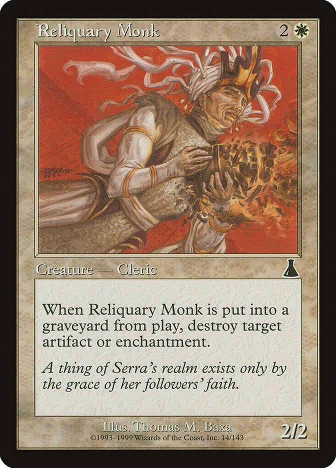 Image for Reliquary Monk (14) [Urza's Destiny] - Magic: The Gathering