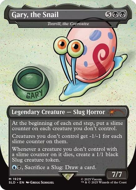 Image for Gary, the Snail - Toxrill, the Corrosive (1929) [Secret Lair Drop Series] - Magic: The Gathering
