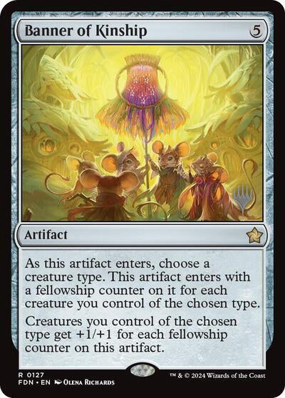 Image for Banner of Kinship (127) [Aetherdrift] - Magic: The Gathering