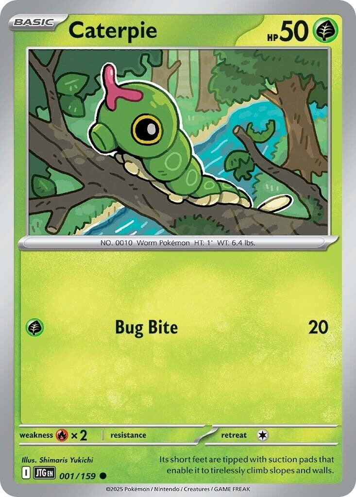 Image for Caterpie (001/159) [SV09: Journey Together] - Pokemon