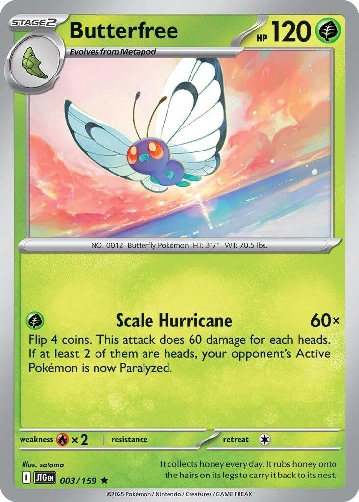 Image for Butterfree (003/159) [SV09: Journey Together] - Pokemon