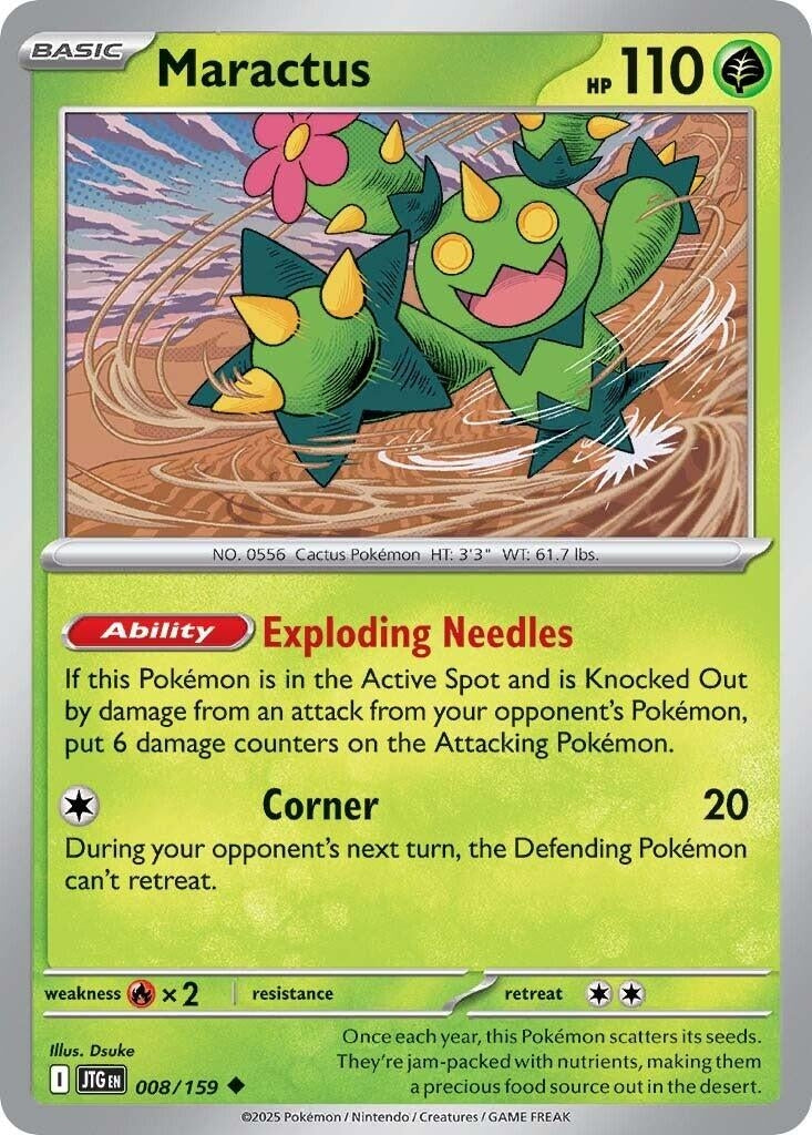 Image for Maractus (008/159) [SV09: Journey Together] - Pokemon