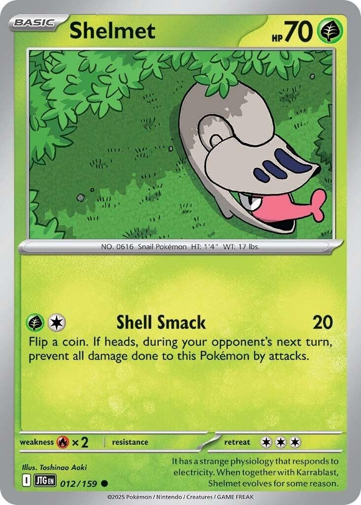 Image for Shelmet (012/159) [SV09: Journey Together] - Pokemon