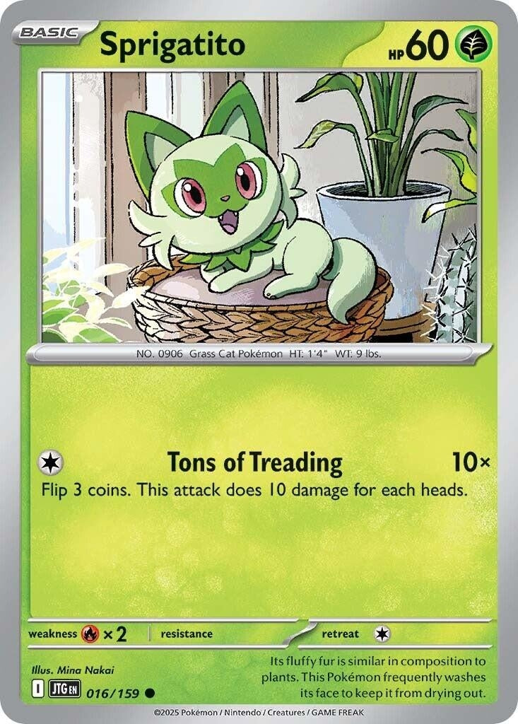 Image for Sprigatito (016/159) [SV09: Journey Together] - Pokemon