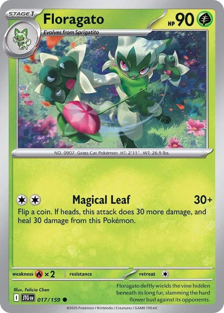 Image for Floragato (017/159) [SV09: Journey Together] - Pokemon