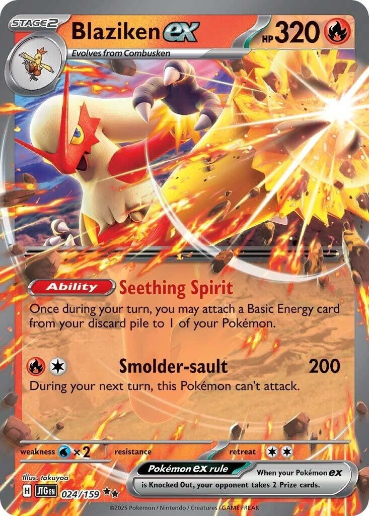 Image for Blaziken ex (024/159) [SV09: Journey Together] - Pokemon
