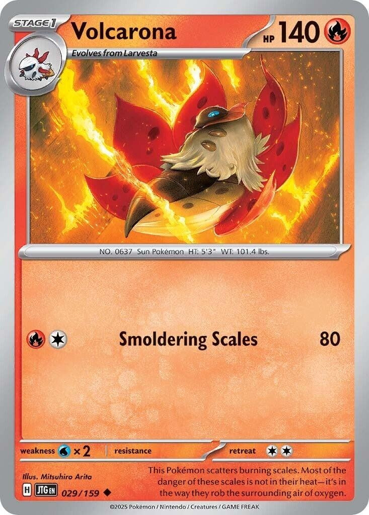 Image for Volcarona (029/159) [SV09: Journey Together] - Pokemon