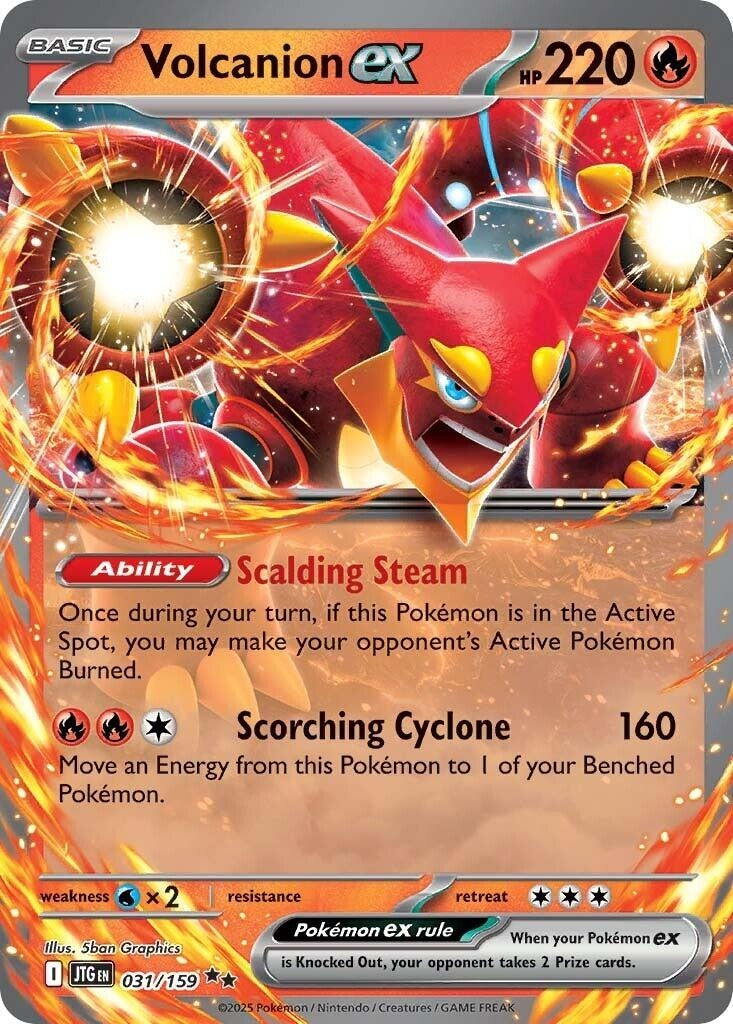 Image for Volcanion ex (031/159) [SV09: Journey Together] - Pokemon