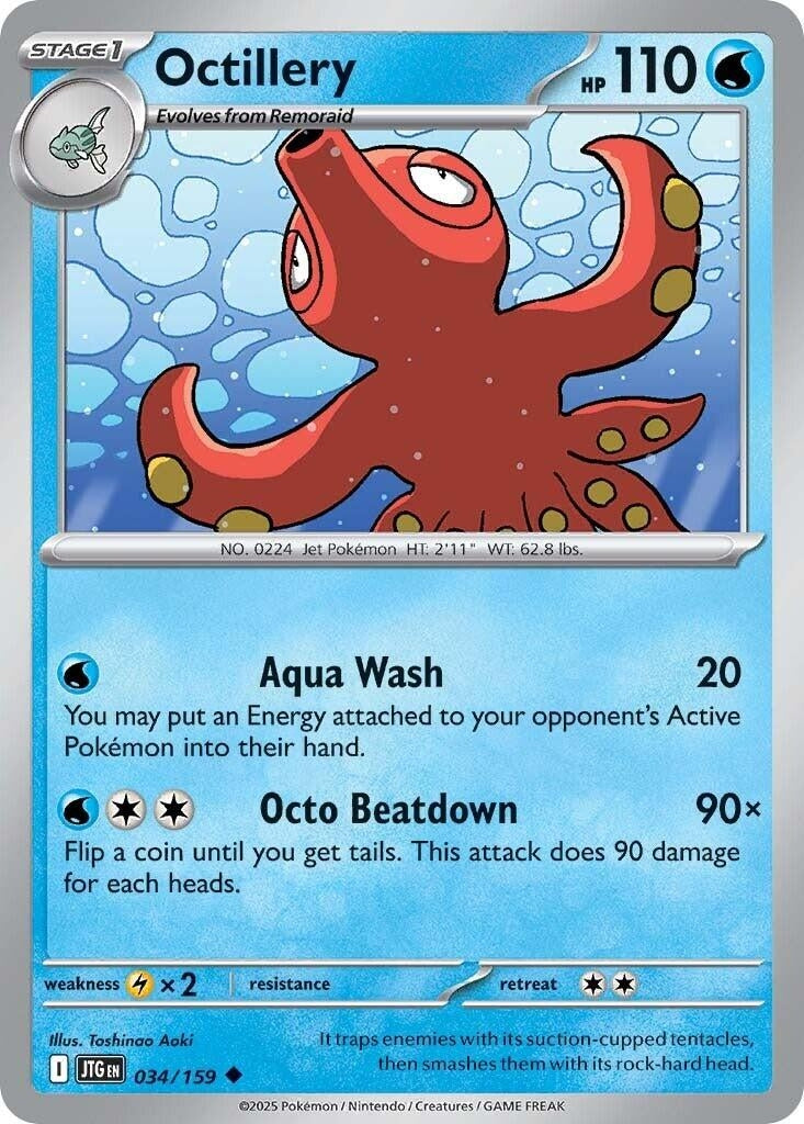 Image for Octillery (034/159) [SV09: Journey Together] - Pokemon