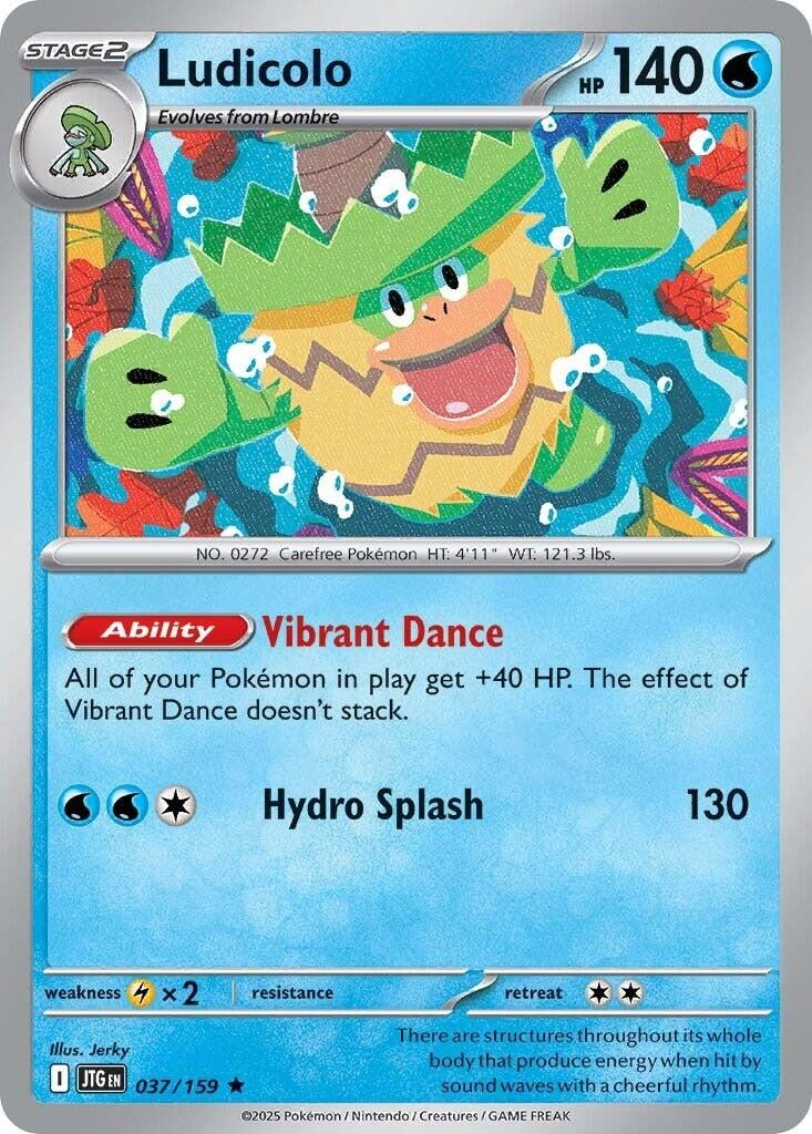 Image for Ludicolo (037/159) [SV09: Journey Together] - Pokemon
