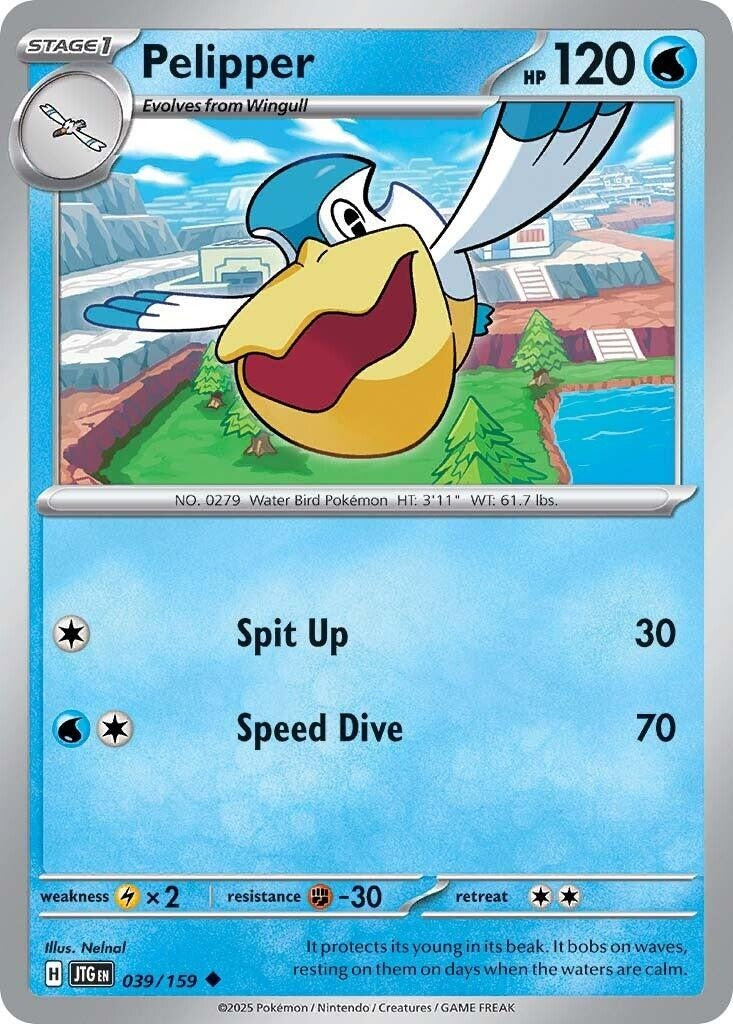 Image for Pelipper (039/159) [SV09: Journey Together] - Pokemon