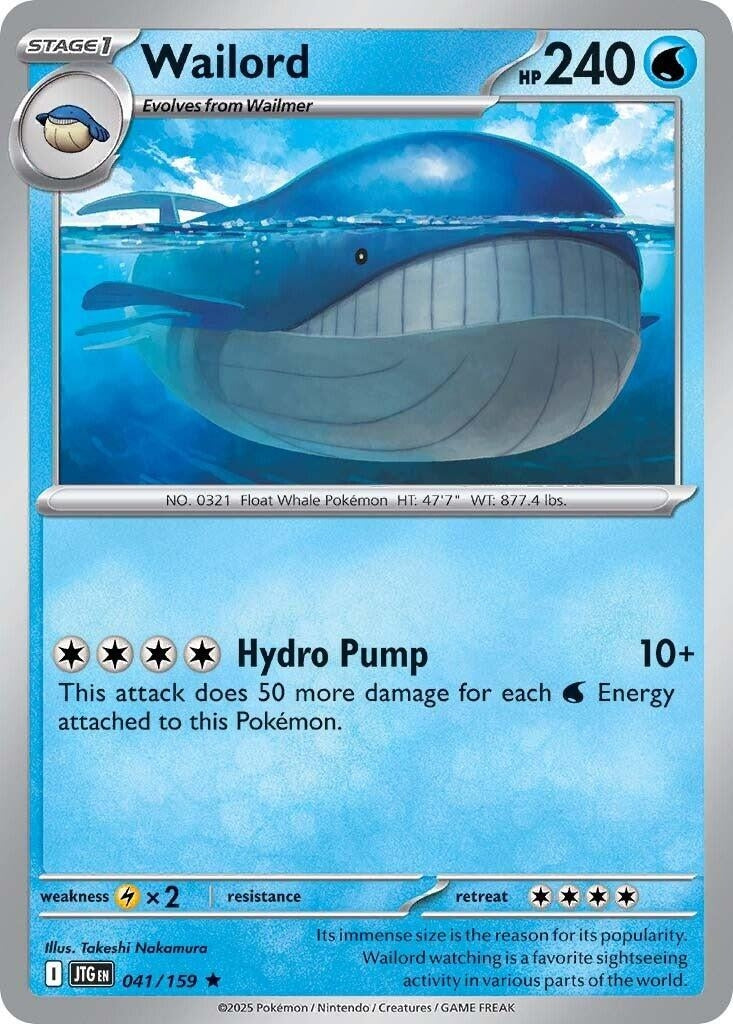 Wailord (041/159) [SV09: Journey Together]