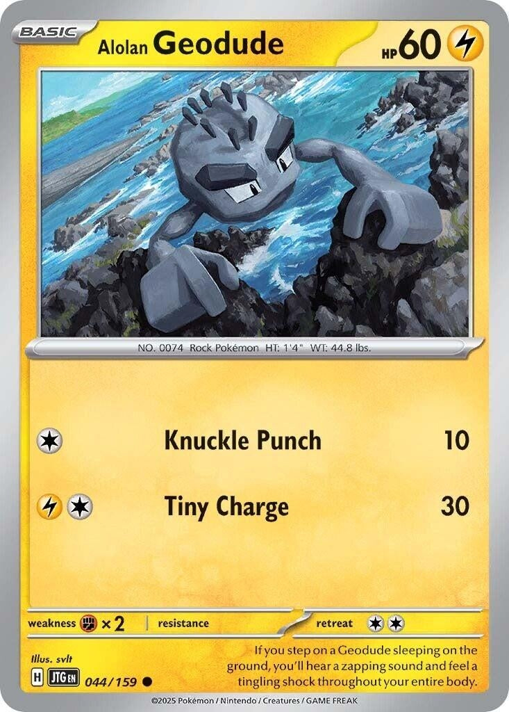 Image for Alolan Geodude (044/159) [SV09: Journey Together] - Pokemon