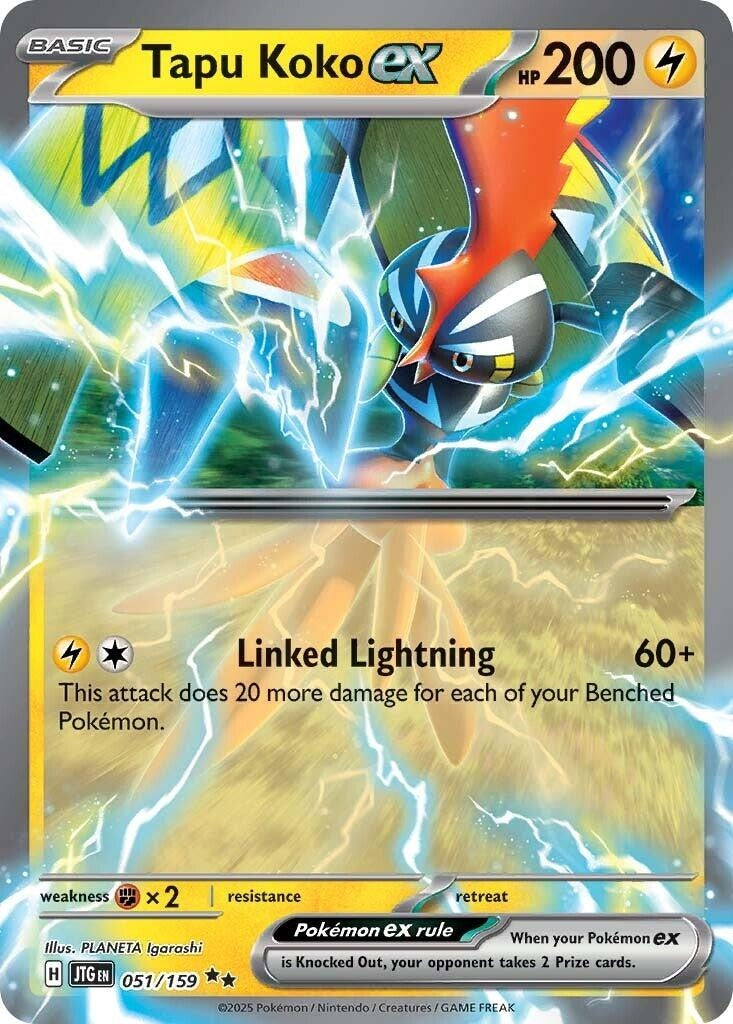 Image for Tapu Koko ex (051/159) [SV09: Journey Together] - Pokemon