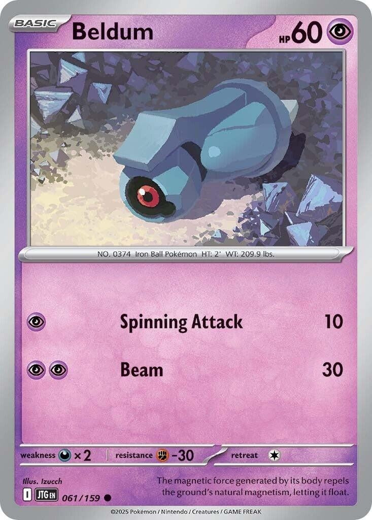 Image for Beldum (061/159) [SV09: Journey Together] - Pokemon