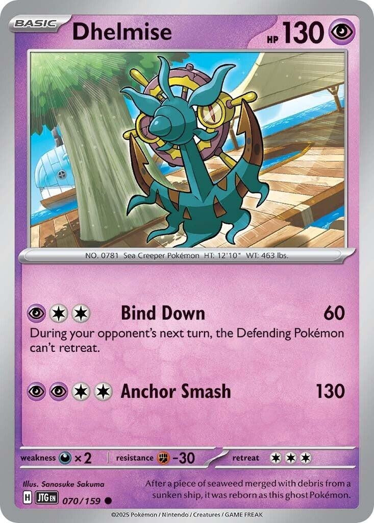 Image for Dhelmise (070/159) [SV09: Journey Together] - Pokemon