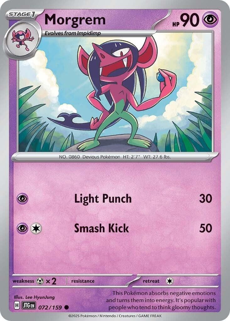 Image for Morgrem (072/159) [SV09: Journey Together] - Pokemon