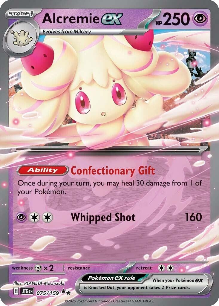 Image for Alcremie ex (075/159) [SV09: Journey Together] - Pokemon