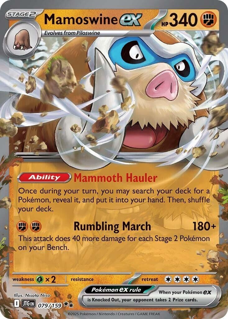 Image for Mamoswine ex (079/159) [SV09: Journey Together] - Pokemon
