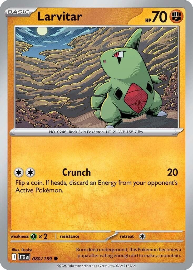 Image for Larvitar (080/159) [SV09: Journey Together] - Pokemon