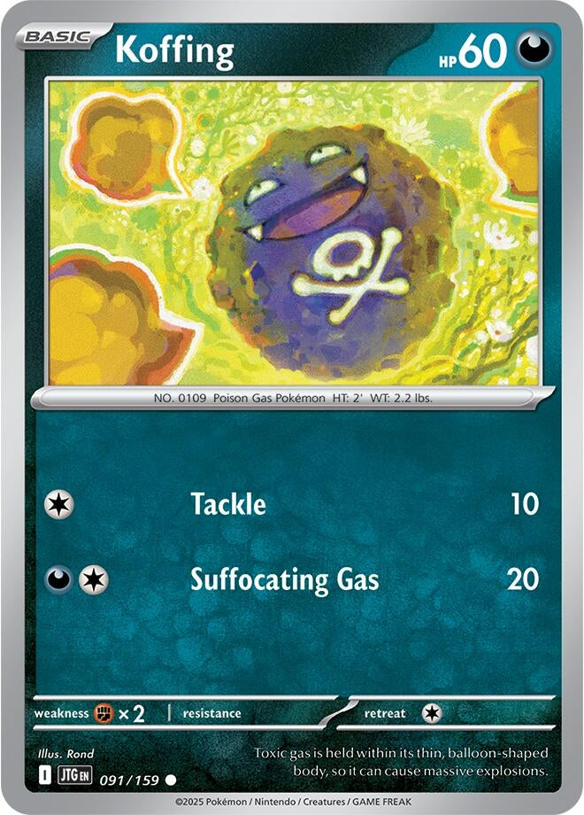 Image for Koffing (091/159) [SV09: Journey Together] - Pokemon