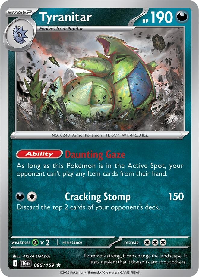 Image for Tyranitar (095/159) [SV09: Journey Together] - Pokemon