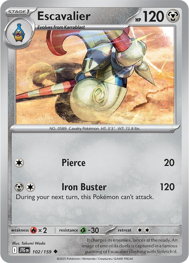 Image for Escavalier (102/159) [SV09: Journey Together] - Pokemon
