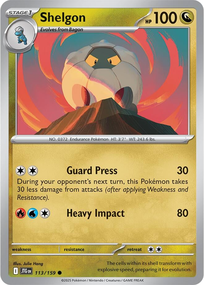 Image for Shelgon (113/159) [SV09: Journey Together] - Pokemon