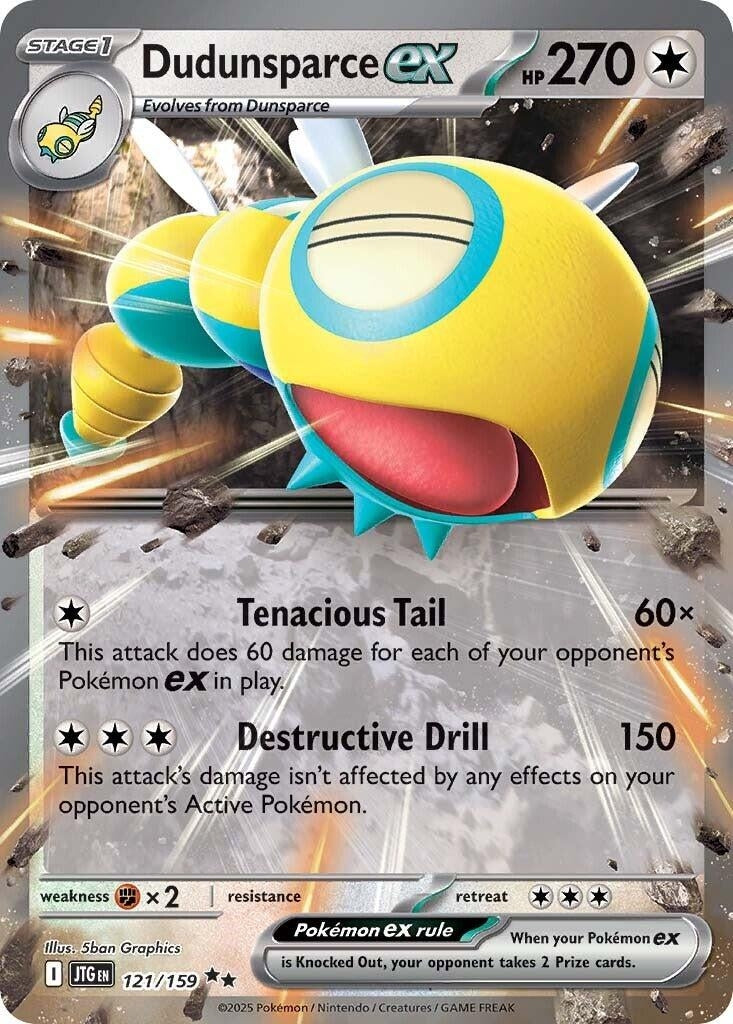 Image for Dudunsparce ex (121/159) [SV09: Journey Together] - Pokemon