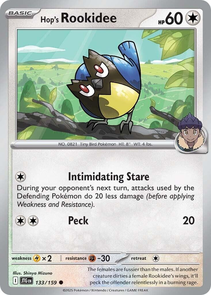 Image for Hop's Rookidee (133/159) [SV09: Journey Together] - Pokemon