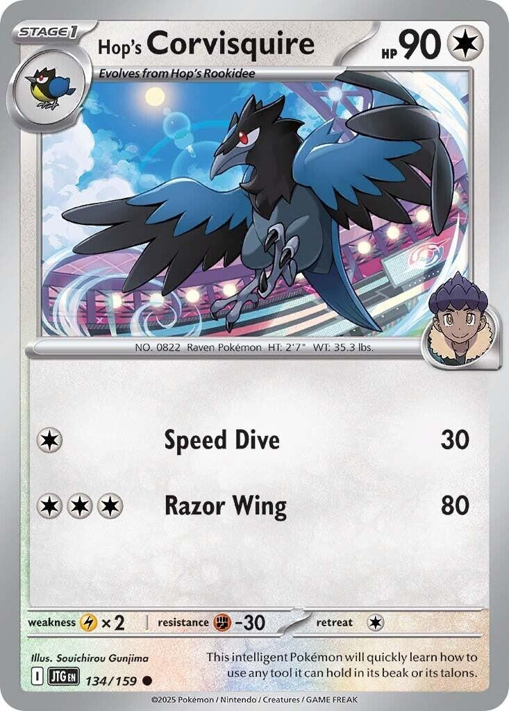 Image for Hop's Corvisquire (134/159) [SV09: Journey Together] - Pokemon